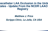 LAA Closure in the United States: Update From the NCDR LAAO Registry