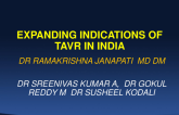 Case 8 (From India): Expanding Indications of TAVR in India