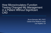 Case 2: How Microcirculatory Function Testing Changed My Management in a Patient Without Significant CAD