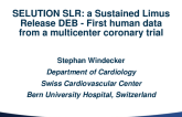 SELUTION SLR: A Sustained Limus Release Drug-Eluting Balloon — First Human Data From a Multicenter Coronary Trial