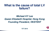 Hong Kong Presents: What Is the Cause of Total LV Failure?