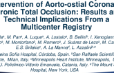 TCT 101: Percutaneous Coronary Intervention of Aorto-ostial Coronary Chronic Total Occlusion: Results and Technical Implications From a Multicenter Registry