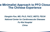 The Minimalist Approach to PFO Closure: The Chinese Experience