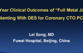 TCT 98: Five-Year Clinical Results of Full Metal Jacket With Drug-Eluting Stents for Coronary Chronic Total Occlusion