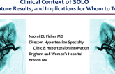 Clinical Context of SOLO and Future Results and Implications for Who to Treat
