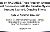 Update on RADIANCE Trials Program (Ultra-Sound Renal Denervation): Lessons Learned, Ongoing Efforts