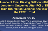 TCT 68: Influence of Final Kissing Balloon Inflation on Long-term Outcomes After PCI of Distal Left Main Bifurcation Lesions: Analysis from the EXCEL Trial