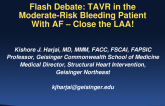Flash Debate: TAVR in the Moderate-Risk Bleeding Patient With AF ?— Close the LAA!