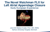 TCT 115: The novel Watchman FLX for left atrial appendage closure. Early European experience.