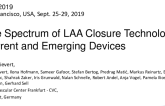 Keynote Lecture: The Spectrum of LAA Closure Technology — Current and Emerging Devices