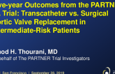 PARTNER 2A: 5-Year Outcomes From a Randomized Trial of Transcatheter vs. Surgical Aortic Valve Replacement in Intermediate-Risk Patients With Severe Aortic Stenosis