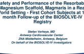 TCT 45: Safety and Performance of the Resorbable Magnesium Scaffold, Magmaris in a Real World Setting - First Cohort Subjects at 12-month Follow-up of the BIOSOLVE-IV Registry