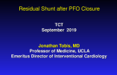 Case Presentation (With Discussion): Residual Shunts After PFO Closure