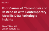 Root Causes of Thrombosis and Restenosis With Contemporary Metallic DES: Pathologic Insights