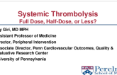 Systemic Therapy for Acute PE: Options, Effectiveness, Safety