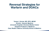 Reversal Strategies for Warfarin and NOACs: The Essentials