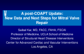 A Post-COAPT Update: New Data and Next Steps for Mitral Valve Repair