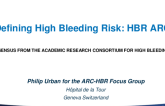 Defining High Bleeding Risk: HBR ARC