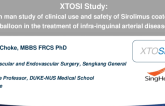 XTOSI Study: First-in-Man Study of Clinical Use and Safety of Sirolimus-Coated PTA Balloon in the Treatment of Infrainguinal Arterial Disease
