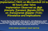 TCT 22: Impact of Transcatheter Aortic Valve Implantation on Microemboli 24 to 48 hours after Valve Implantation Observed as High Intensity Transient Signals on Transcranial Doppler: Prevelance and Implications