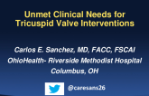 Unmet Clinical Needs for Tricuspid Valve Interventions