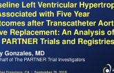 TCT 74: Baseline Left Ventricular Hypertrophy and Five Year Outcomes after Transcatheter Aortic Valve Replacement: An Analysis of the PARTNER Trials and Registries