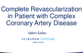 Bulgaria Presents: Complete Revascularization in Patient With Complex Coronary Artery Disease