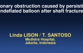Case 3 (From Indonesia): Coronary Obstruction Caused by an Un-Deflated Balloon After Shaft Fracture