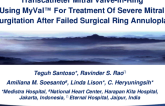 Indonesia Presents: Transcatheter Mitral Valve-in-Ring Using MyVal for Treatment of Severe Mitral Regurgitation After Failed Surgical Ring Annuloplasty
