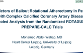 TCT 26: Predictors of Bailout Rotational Atherectomy in Patients With Complex Calcified Coronary Artery Disease: A Pooled Analysis From the Randomized ROTAXUS and PREPARE-CALC Trials
