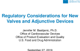 Regulatory Considerations for New Valves and Adjunctive Devices