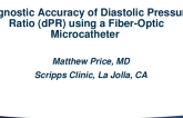Diagnostic Accuracy of Diastolic Pressure Ratio (dPR) using a Fiber-Optic Microcatheter