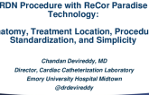 RDN Procedure With the ReCor Paradise Technology: Anatomy, Treatment Location, Procedure Standardization and Simplicity