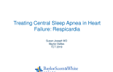 Treating Central Sleep Apnea in CHF: Respicardia