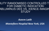 The ABILITY DIABETES GLOBAL Imaging Study (Randomized Control Trial Comparing Abluminus DES vs. Xience)