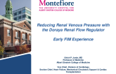 Reducing Renal Venous Pressure: Revamp/Doraya Infra-Renal Vein Flow Regulator