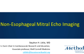 Nonesophageal Mitral Echo Imaging