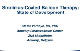 Sirolimus-Coated Balloon Therapy: State of Development