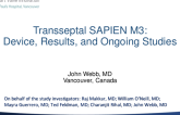 Transseptal V: M3 — Device Description, Results, and Ongoing Studies