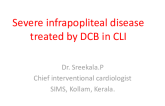 Case: Critical Limb Ischemia Treated by Infrapopliteal DEB