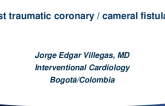 Colombia Presents: Post Traumatic Coronary / Cameral Fistula