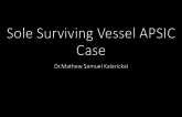 Solo Surviving Vessel Rota Intervention: Is it a No No?