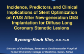 TCT 55: Incidence, Predictors, and Clinical Implications of Stent Optimization on Intravascular Ultrasound After New-generation Drug-eluting Stent Implantation for Diffuse Long Coronary Stenotic Lesions