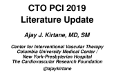 CTO PCI 2019 Literature Update
