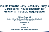 TCT 93: Results From the Early Feasibility Study of Cardioband Tricuspid System for Functional Tricuspid Regurgitation