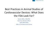 Best Practices in Animal Studies of Cardiovascular Devices: What Does the FDA Look For?