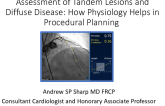 Assessment of Tandem Lesions and Diffuse Disease: How Physiology Helps in Procedural Planning