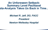 An Unforeseen Setback: Summary Level Meta-Analysis Brings Practice Back to the 1990s.