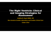 The Right Ventricle: Clinical and Imaging Strategies for Assessment