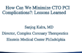 How Can We Minimize CTO PCI Complications?: Lessons Learned